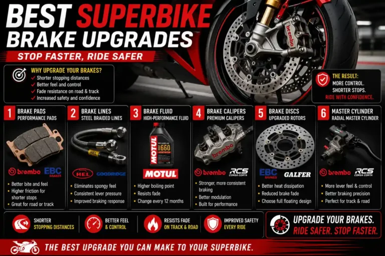 Best Superbike Brake Upgrades — Stop Faster, Ride Safer
